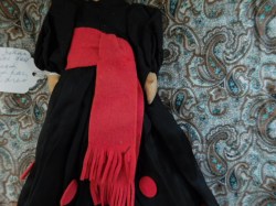 italian red scarf b